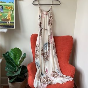 Skies Are Blue Floral Maxi Dress Size L